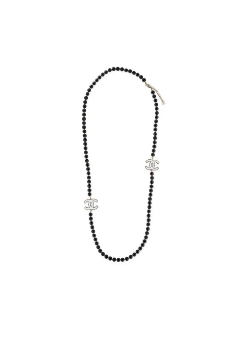 Chanel Black Pearl Necklace