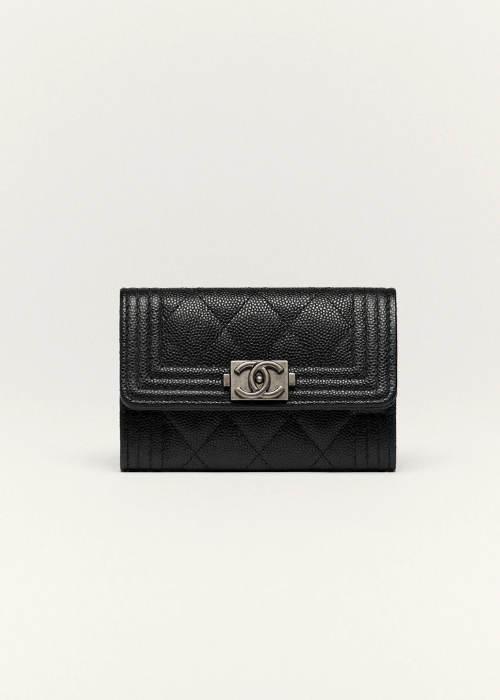 BOY CHANEL Flap Card Holder