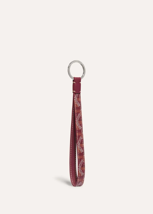 Goyard Sésame Key Ring in Burgundy
