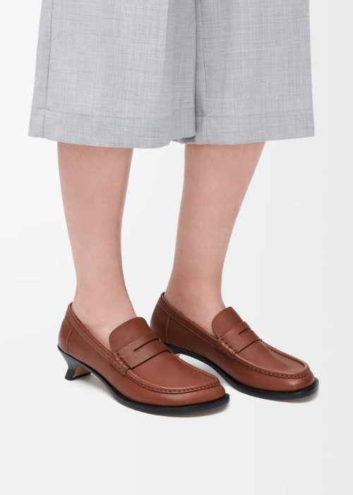 Loewe Campo Heeled Loafers