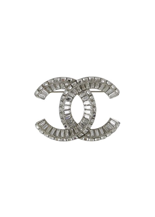 CC Crystal Brooch