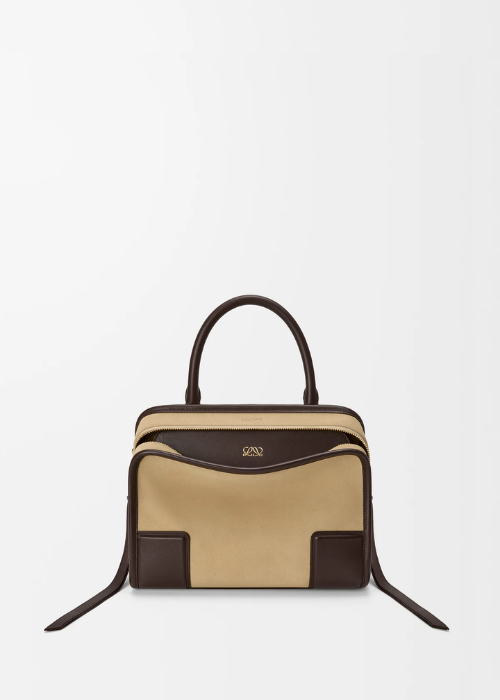  LOEWE Small Amazona 180 Bag in Suede.