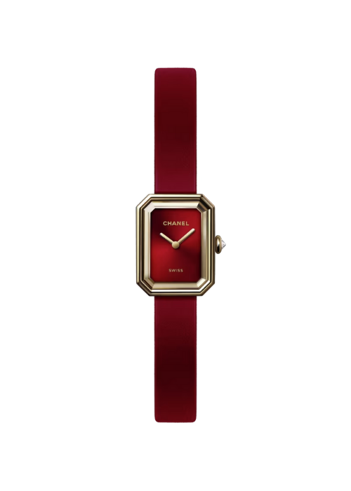 Première Ribbon Red Watch - Yellow gold - H9857 