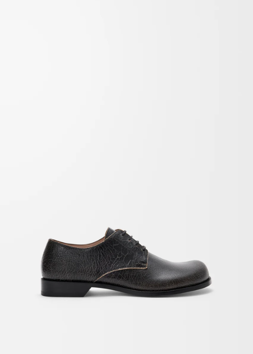  Loewe Campo Derby in Cracked Calfskin