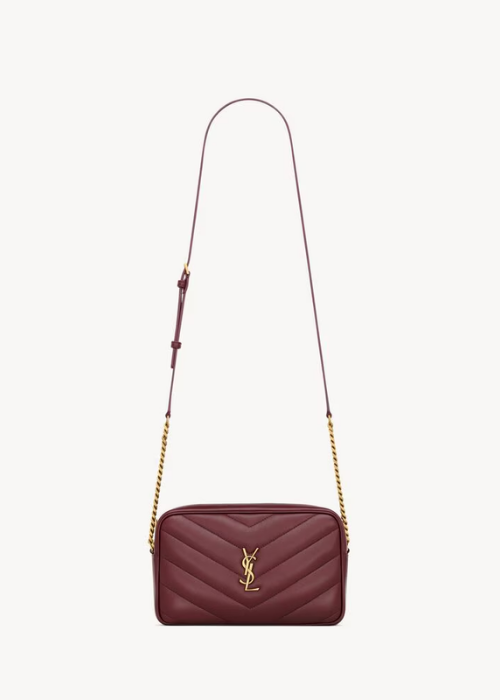 LOULOU camera bag in MATELASSÉ lambskin