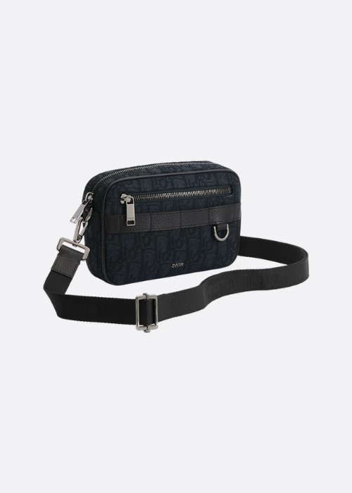 Mini Safari-tas met schouderband Zwarte Dior