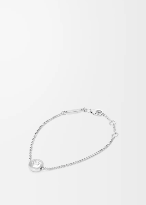 Loewe Anagram Pebble Bracelet in Sterling Silver