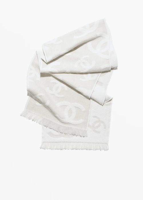 Scarf - Wool, light beige 