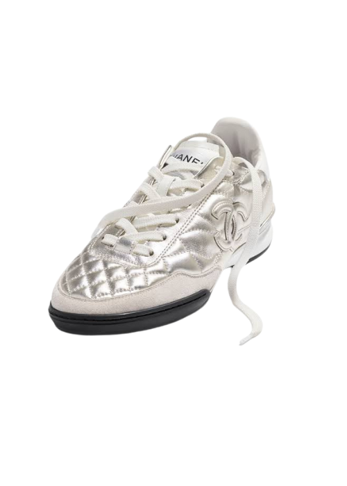 Stuart Weitzman Courtside Sleek Metallic Sneakers