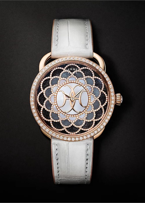 Hermès Arceau H Déco 34mm diamond