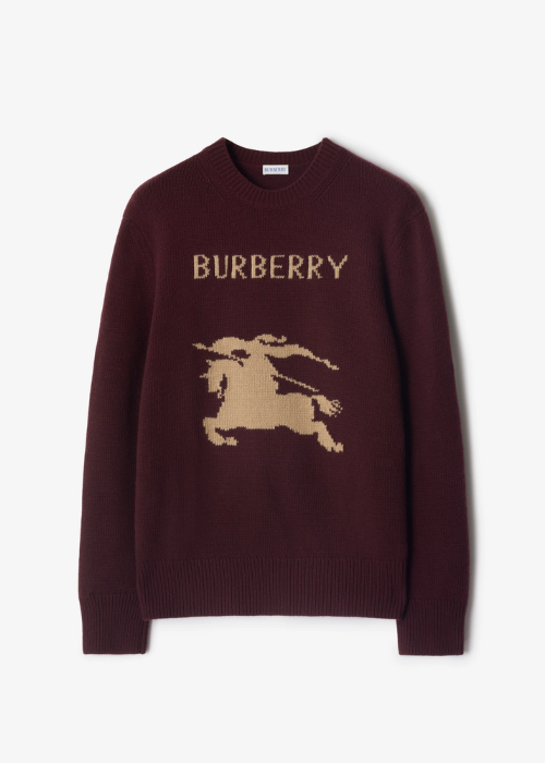 Burberry Equestrian Knight-motif Sweate
