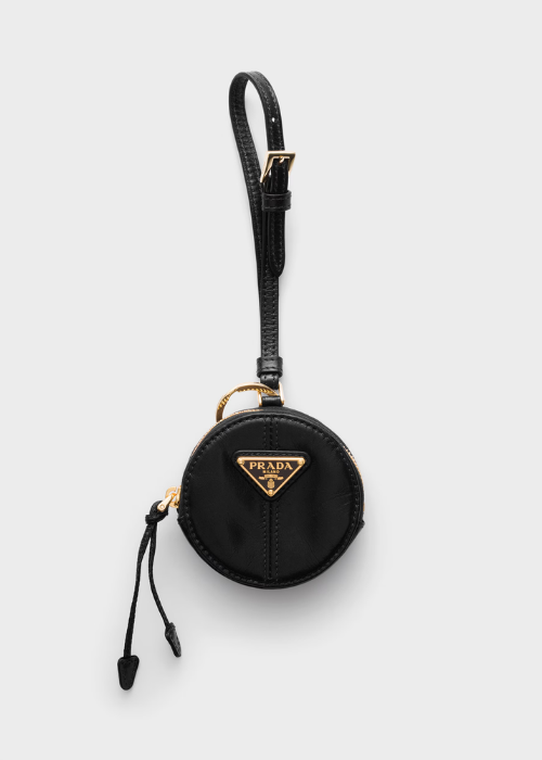 Prada Leather Mini-Pouch in Black