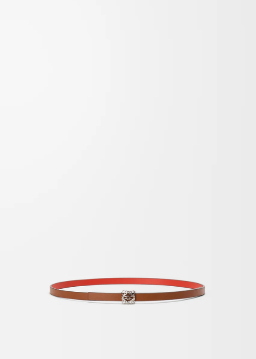 LOEWE Reversible Anagram Belt in Smooth Calfskin