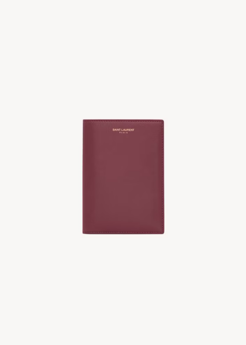 SAINT LAURENT PARIS PASSPORT CASE