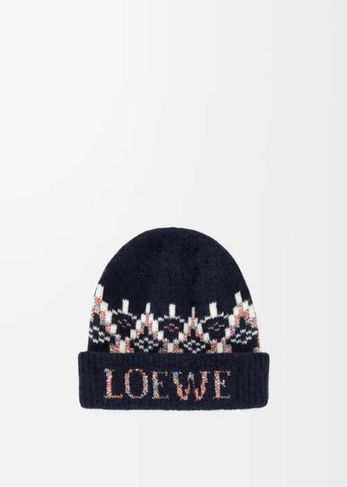 LOEWE Beanie in Wool Blend 