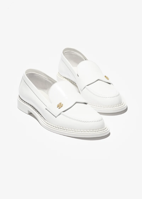 Mocassins - Calfskin, white — Fashion | CHANEL