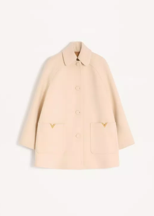 Valentino Garavani Wool Drap Peacoat