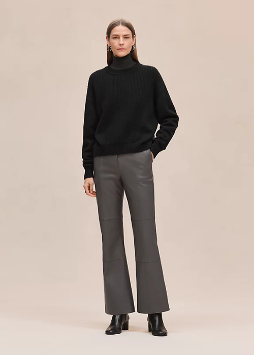 Cashmere long-sleeve sweater - Black