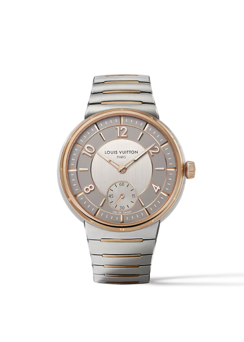 Tambour, Automatic, 40mm, Steel and Rose Gold