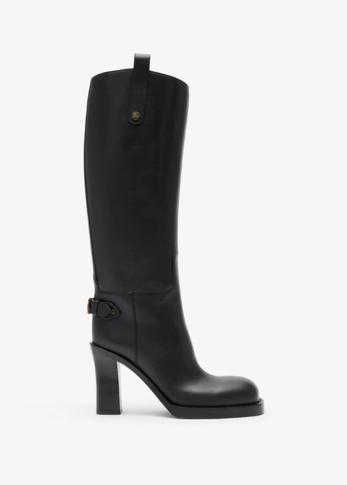 Burberry Cavalier knee-high boots.
