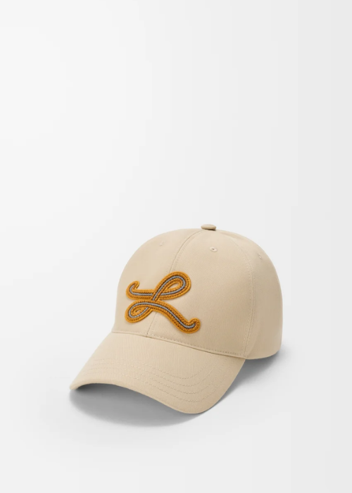 LOEWE L Patch Cap in Cotton