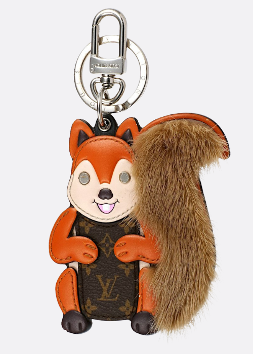LV Shiba Bag Charm & Key Holder