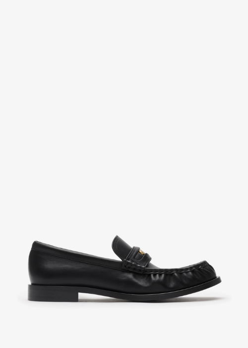  Burberry Cadet leather loafers