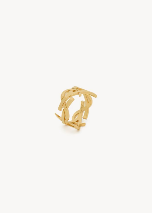 CASSANDRE scarf ring in metal in Gold