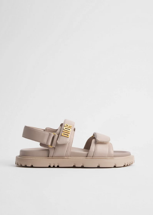 Dioract Sandal Powder Beige Lambskin | DIOR