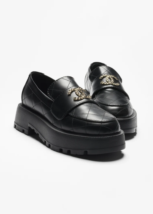 Mocassins - Calfskin, black — Fashion | CHANEL