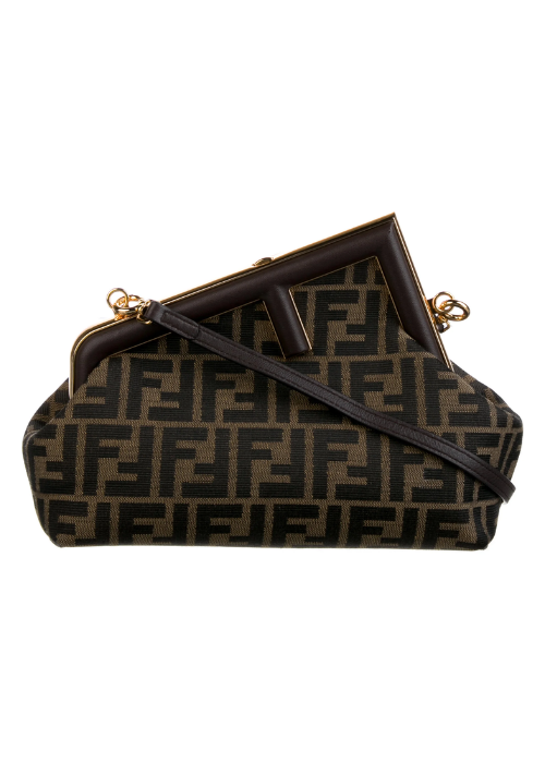 Fendi First Small Bag with Brown Sequins