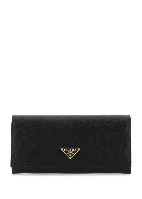 Large Saffiano & Smooth Leather Wallet