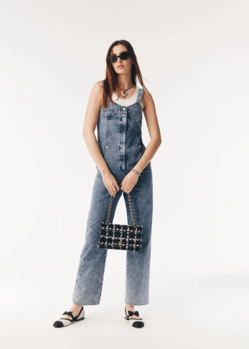 Jumpsuit - Washed out denim, blue — Fashion