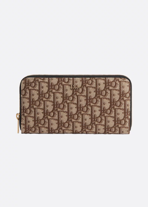 Langes Portemonnaie mit Reißverschluss Dior