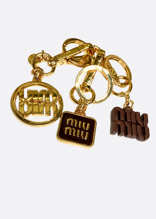 Miu Miu Set of 3 Keychains