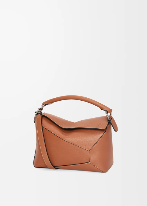 Brown Puzzle Crossbody
