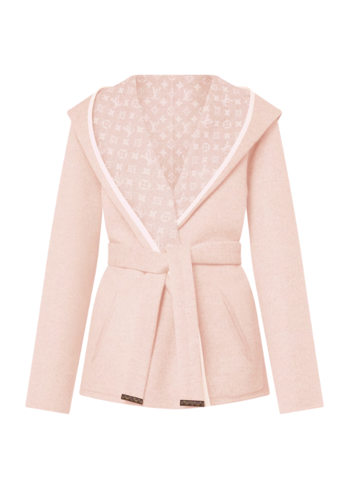 Signature Short Hooded Wrap Coat