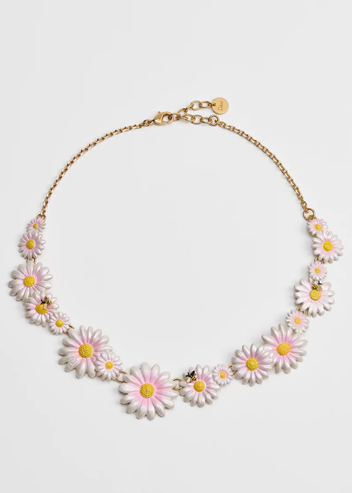 Dior Daisy Necklace Gold-Finish Metal and Multicolor Lacquer ...