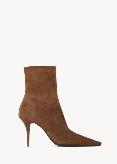 ASHLEY booties in suede in Brown