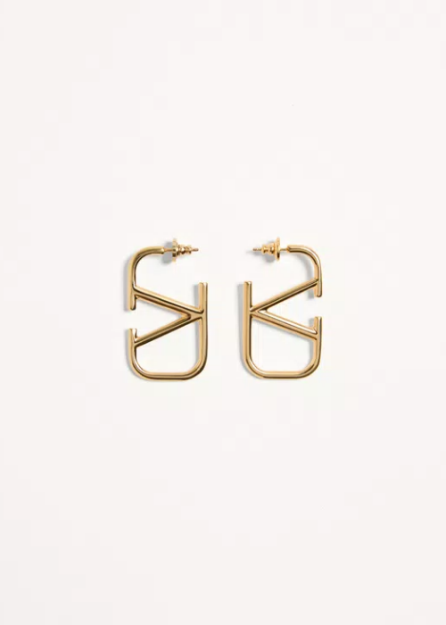 Vlogo Signature Metal Earrings 