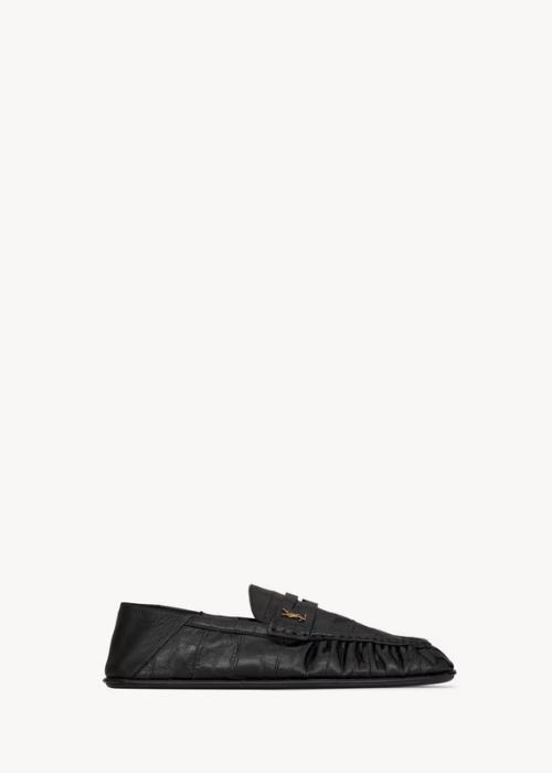 LE LOAFER foldable in eel in Black