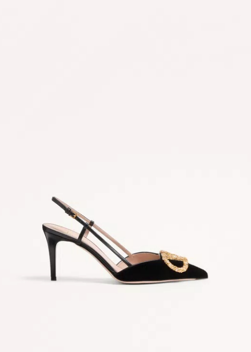 Valentino Garavani 80mm VLogo Signature Slingback