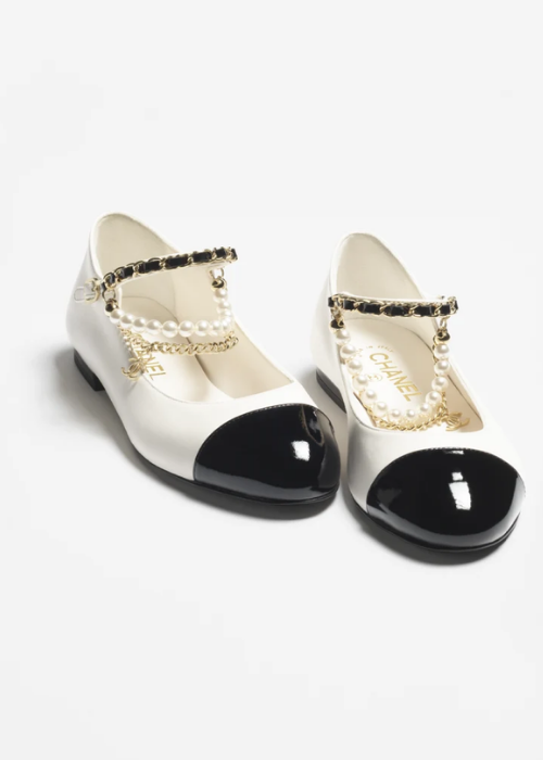 Mary janes - Lambskin, patent calfskin