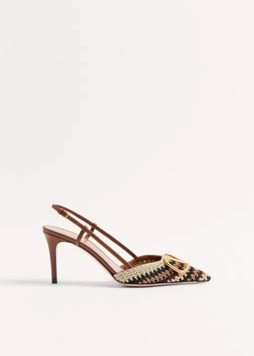 Valentino Garavani 80mm VLogo Signature Slingback