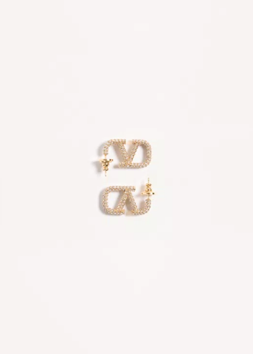 Vlogo Signature Metal Earring