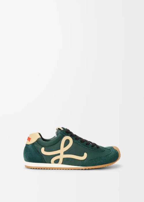  LOEWE Ballet Runner 2.0 Sneakers in the Sherwood Green / Pistachio / White colorway
