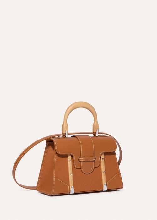  Goyard Saïgon Structuré Bag in the Gold (Tan) All-Leather version