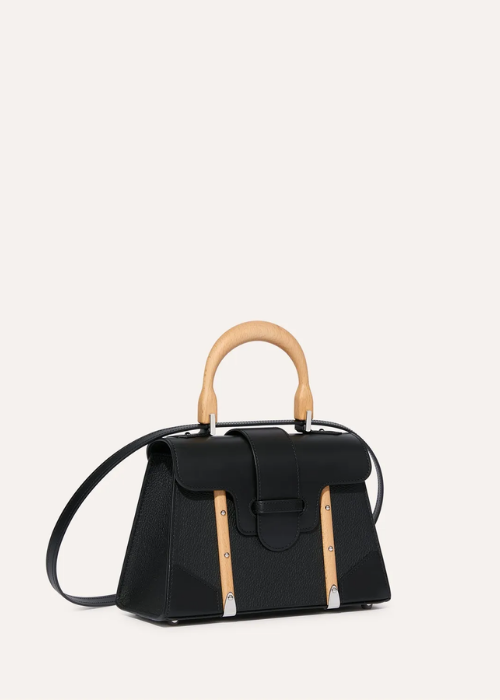 Goyard Saïgon Structuré Bag in All-Black Leather (Courcelanges Calfskin)