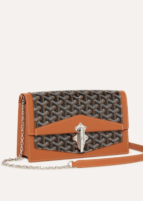  Goyard Duchesse Marie-Caroline Bag in the classic Black & Tan colorway