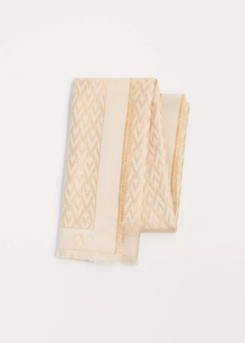 Valentino Garavani Toute La V Silk Stole 